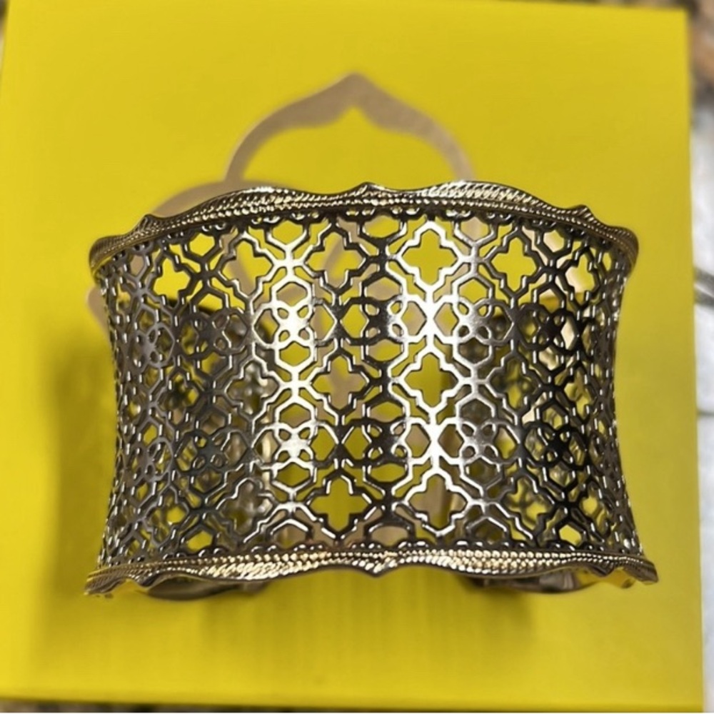 Kendra Scott Intricate Two Tone Cuff Bracelet